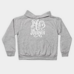 life is a journey Kids Hoodie